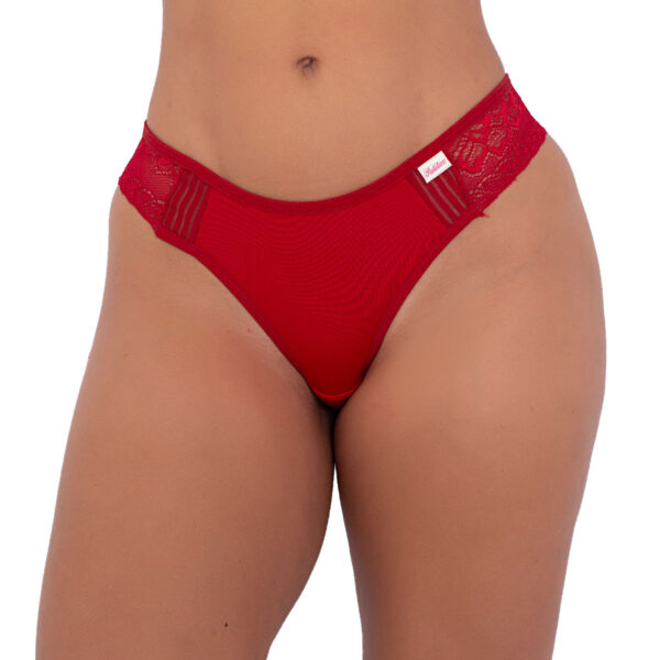 264PT-P-Vermelho_1 Tanga Camélia Fio Duplo Rendada Patitex