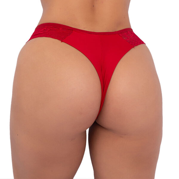 264PT-P-Vermelho_2 Tanga Camélia Fio Duplo Rendada Patitex