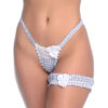 269-M-Branco_1 Tanga Fio Dental Play em Renda e Perneira com Lacinho Patitex