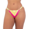 270PT-M-Rosa-Neon_1 Tanga Neon Malibu com Regulagem Patitex