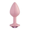 271-Rosa_2 Plug Anal P com Glitter e Pedra Linha Lite Plug Sexy Fantasy