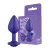 272-Roxo_3 Plug Anal M com Glitter e Pedra Linha Lite Plug Sexy Fantasy