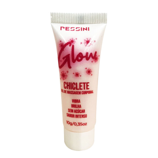 27286-Chiclete_1 Glow Vibrador LĂquido com Glitter 10g Pessini