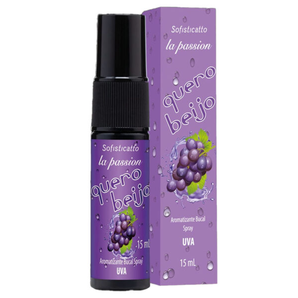 2848-Uva_1 Quero Beijo Aromatizante Bucal Spray 15ml Sofisticatto