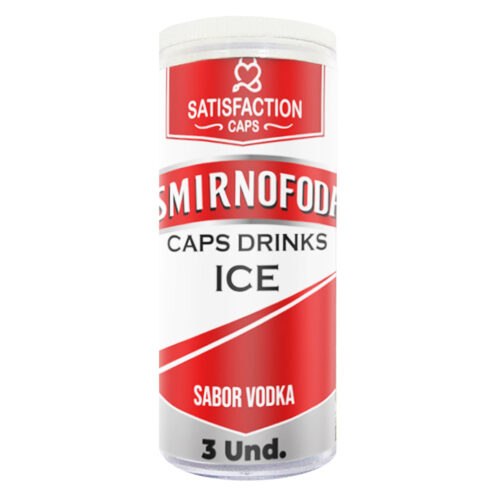 29001-Vodka_1 Smirnofoda Bolinha com Óleo para Massagem Corporal Ice 3 Unidades Satisfaction Caps