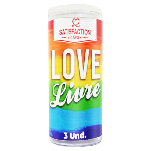 29008-Morango-e-Menta_1 Love Livre Bolinha com Óleo para Massagem 3 Unidades Satisfaction Caps