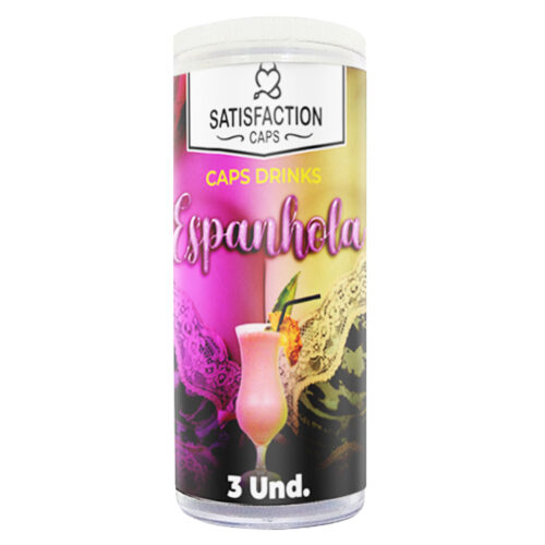 29015-Abacaxi-com-Vinho_1 Caps Drinks Espanhola Bolinhas em Cápsula 3 Unidades Satisfaction Caps