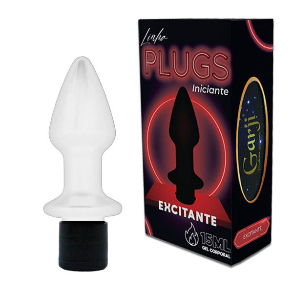2976_2 Linha Plugs Iniciantes Gel Corporal Excitante Hot 15ml Garji
