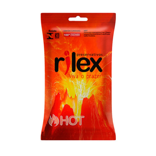 298_1 Preservativo Lubrificado Hot 3 Unidades Rilex