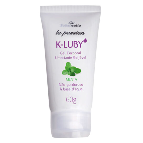 2991-Menta_1 K-Luby Lubrificante Umectante Beijável Linha La Passion 60gr Sofisticatto