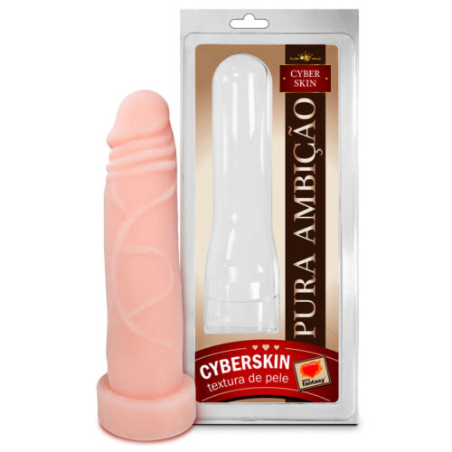 Capa Peniana em Cyber Skin Pura Ambição 17x4,5 cm Sexy Fantasy