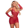 3.72-U-Vermelho_1 Camisola Apimentada em Tule Coleção Safadinhas Tallyta Moda Apimentada