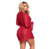 3.73-U-Vermelho_3 Hobby Apimentada com Detalhes em Renda Coleção Safadinhas Tallyta Moda Apimentada