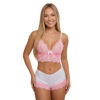 3.83-U-Branco-com-Neon_1 Short Doll Tally Rendado com Cropped de Alça Fina Pingente e Shorts Tallyta Moda Apimentada