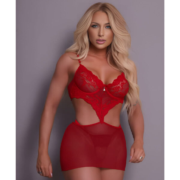 Camisola Pura Tentação Personalizável e Calcinha Coleção Metamorfose Tallyta Moda Apimentada