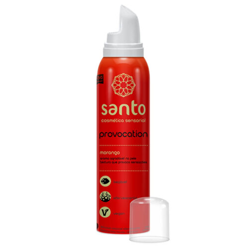 304119_1 Mousse Corporal Efervescente Provocation Morango 166ml/105g Santo Sexo