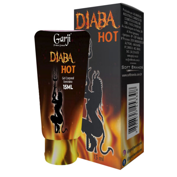 Diaba Hot Gel de Massagem Corporal Feminino 15ml Garji