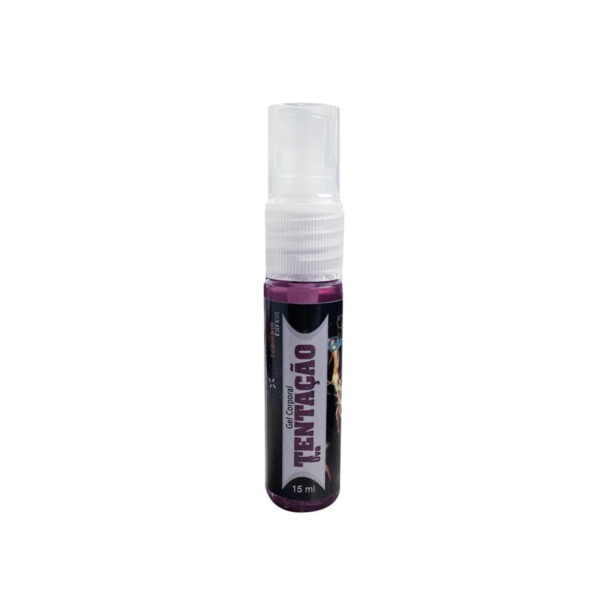 311-Uva_1 Spray Gel Corporal Tentação Morango com Champagne 15ml Garji