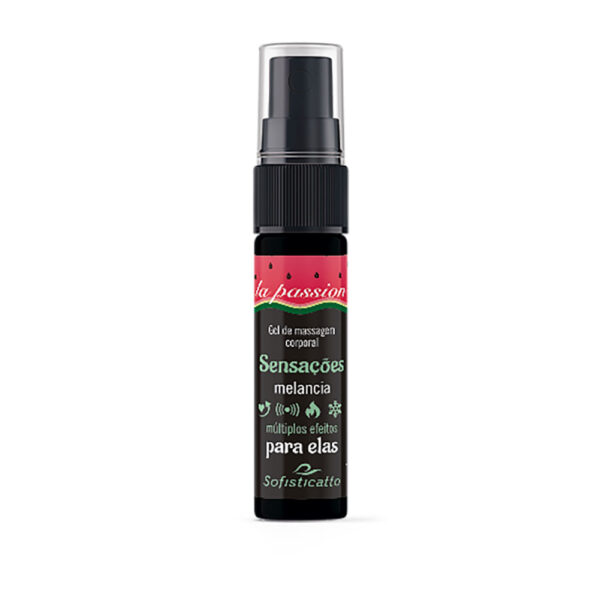 Sensações Gel de Massagem Corporal com Múltiplos Efeitos 15g Linha La Passion Sofisticatto