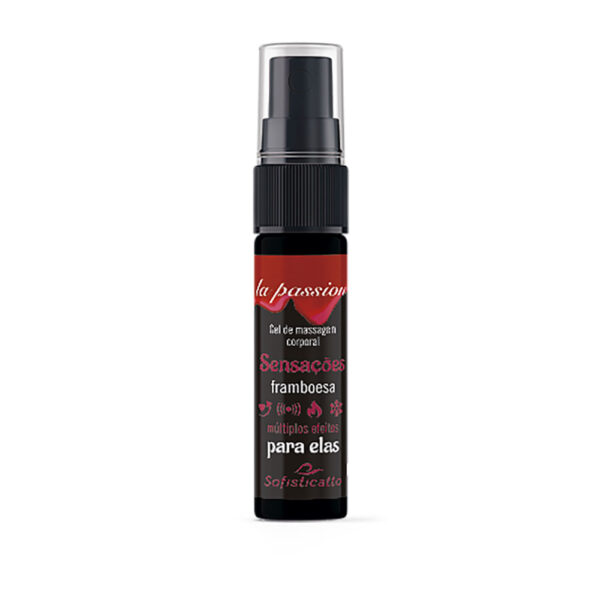 Sensações Gel de Massagem Corporal com Múltiplos Efeitos 15g Linha La Passion Sofisticatto
