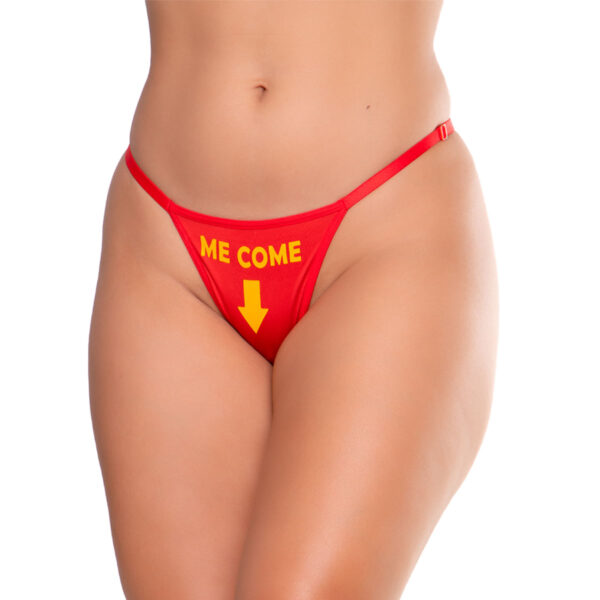 326PT-U-Vermelho_1 Tanga Sexy "Me Come" Patitex