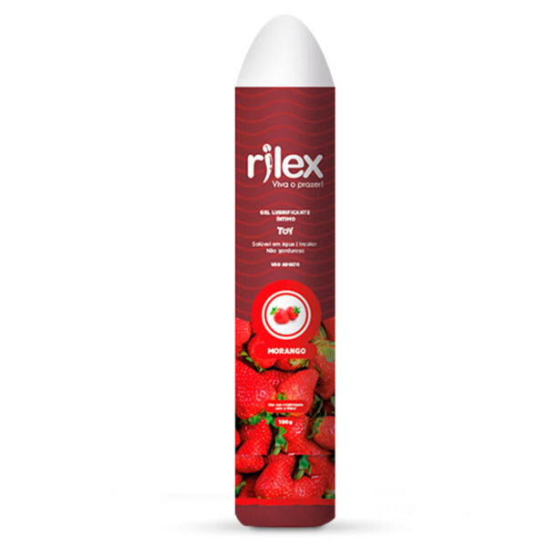 Gel Lubrificante Íntimo Toy com Aroma de Morango 100g Rilex