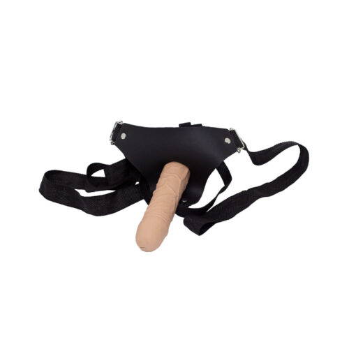 3305-Bege_1 Cinta Peniana com Prótese 16 x 3,5cm Garji