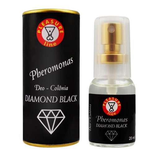 3590_1 Pheromonas Diamond Black Deo Colônia Masculina 20ml Pleasure Line