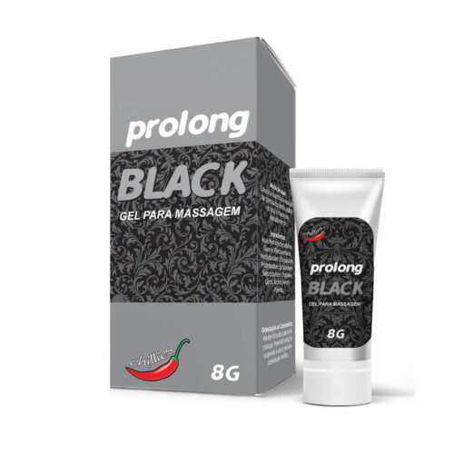 35CH_1 Prolong Black Gel Retardador para Massagem 8g Chillies