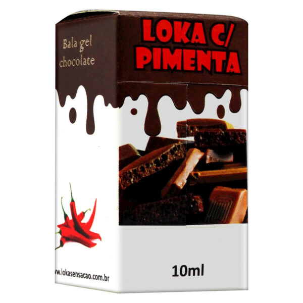38312-Chocolate_2 Bala Gel Comestível Loka com Pimenta 10ml Loka Sensação