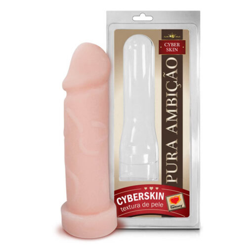 3_1 Capa Peniana em Cyber Skin Pura Ambição 18x5 cm Sexy Fantasy