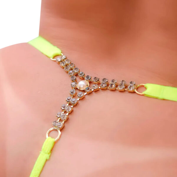 4.221-U-Amarelo-Neon_3 Calcinha Fio Rendada com Strass T Tallyta Moda Apimentada