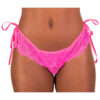 4.50-U-Rosa-Neon_1 Calcinha Tailandesa em Renda com Amarração Lateral Tallyta Moda Apimentada