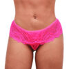 4.57-U-Rosa-Neon_1 Calcinha Tailandesa Master Cós em Renda Tallyta Moda Apimentada