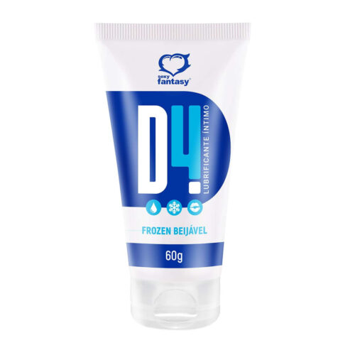 D4 Lubrificante Íntimo Beijável Frozen 60G Sexy Fantasy