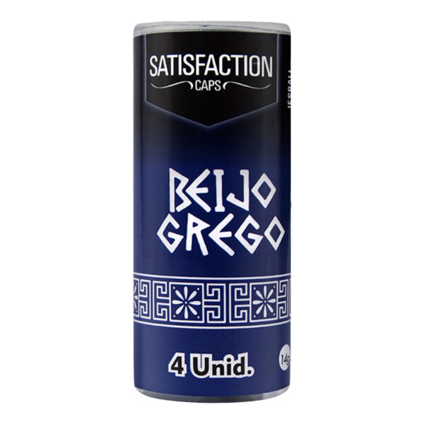 Iesball Beijo Grego Cápsula com Óleo Beijável para Massagem Corporal com 4 unid Satisfaction Caps