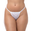 412PT-M-Branco_1 Tanga Kamila Fio Dental com Regulagem Laço e Pingente Patitex