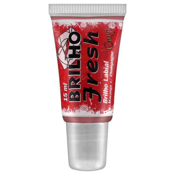 42650Morango-Champanhe_1 Brilho Labial Fresh Sabores Variados 15ml Garji
