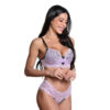 437-M-Lilas_2 Conjunto Rendado com Bojo Dira's Lingerie