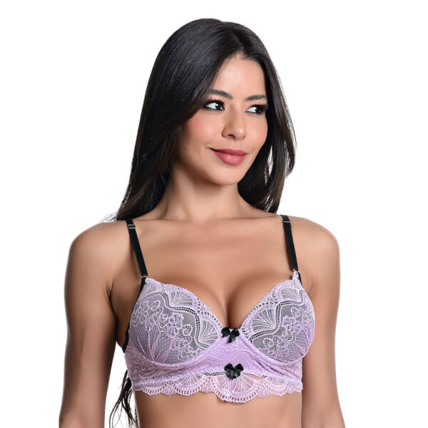 437-P-Lilas_4 Conjunto Rendado com Bojo Dira's Lingerie