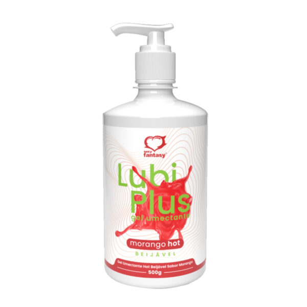 Lubi Plus Lubrificante com Sensação Hot Beijável 500g Sexy Fantasy