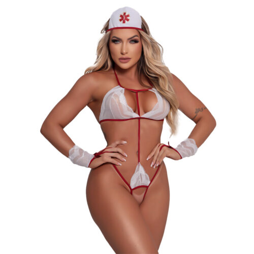 5.100-U-Branco_1 Body Bombeira em Tule e Com Luva Tallyta Moda Apimentada