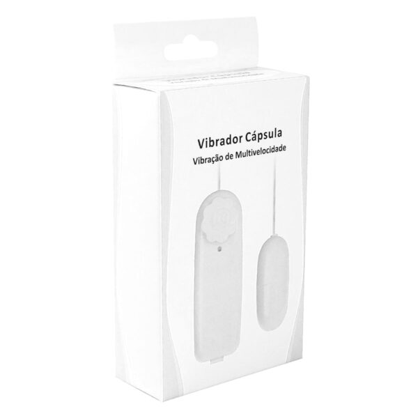 5076-Branco_2 Vibro Ó Bullet Cápsula Vibratória Massageadora Multi Velocidades Sexy Import