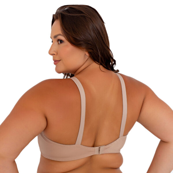 509PT-48-Chocolate_3 Soutien Plus Size Reforçado Cetinete Sem Bojo Patitex