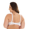 516PT-48-Branco_2 Sutiã Rendado Plus Size Reforçado com Bojo e Lacinho Patitex