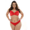 520PT-52-Vermelho_2 Conjunto Cris Plus Size com Detalhes em Renda Patitex