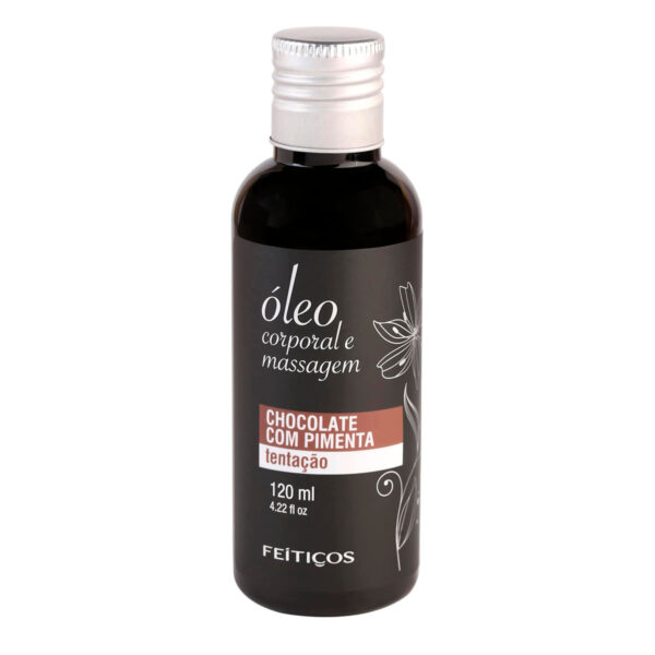 52150Chocolate-e-Pimenta_1 Óleo Corporal e Massagem 120ml Feitiços Aromáticos