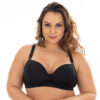 530PT-48-Preto_1 Sutiã Plus Size Reforçado Liso Patitex