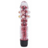 5462-Vermelho_1 G-Spot Vibrador Personal com Capa Peniana Texturizada Sexy Import