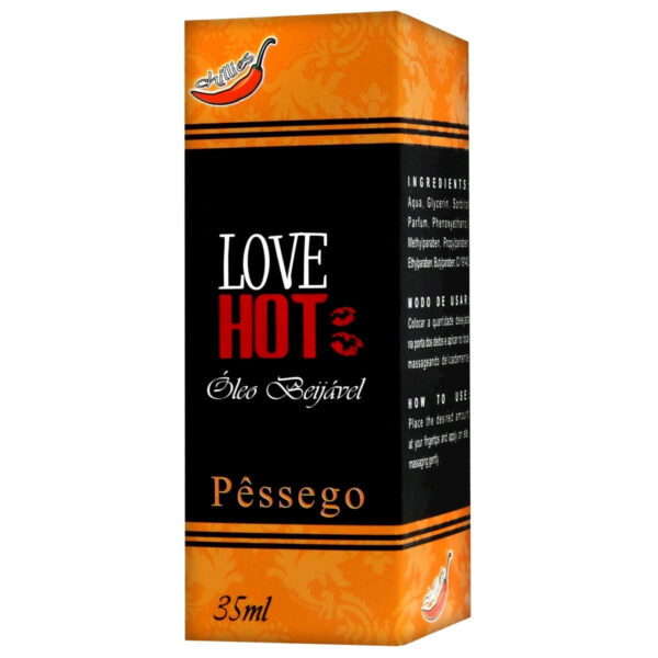 54CH_3 Love Hot Óleo Beijável de Pêssego 35ml Chillies